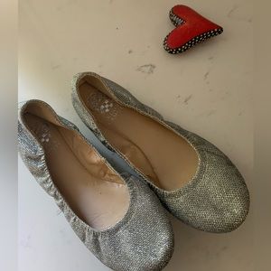 Ballet flats Silver Sparkle. Eleanor by Vince Camuto